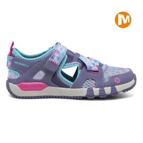 Merrell Hydro Free Roam Monarch Sandalen Kinder Lila [DE-LHMNA]